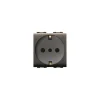 New Presa ita/shucko trivalente sicurezza 2p + t 10a serie mylife. Serie Civili
