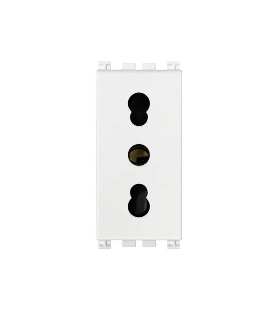 Spine E Prese-Vimar Presa 2p+t 16a p17/11 bianco arké -