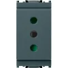 Serie Civili- Presa 2p+t 10a p11 grigio idea - vimar.