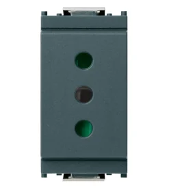 Serie Civili- Presa 2p+t 10a p11 grigio idea - vimar.