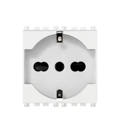 Vimar Spine E Prese|Presa 2p+t 16a universale bianco arké -