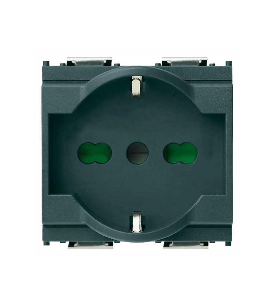 Serie Civili- Presa 2p+t 16a 250v universale standard