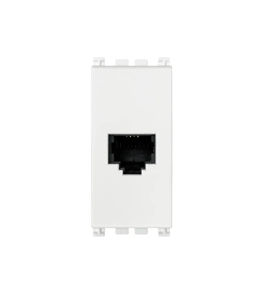 Spine E Prese- Presa rj11 6/4 bianco arké - vimar