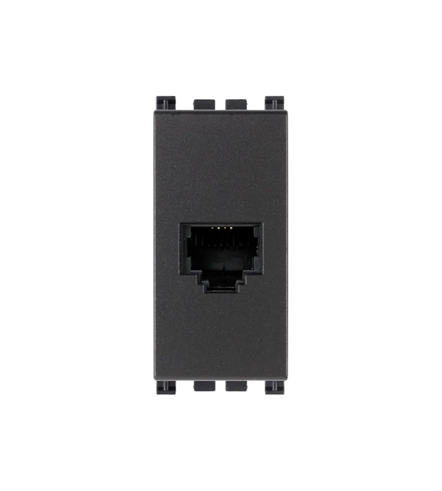 Spine E Prese- Presa rj11 6/4 grigio arké - vimar