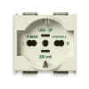 Spine E Prese-Vimar Presa universale con placca e supporto in bronzo 2p+t 16a -