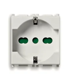 Serie Civili- Presa universale vimar "plana" bianco 2p+t - cod.0r14210