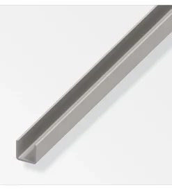 Sale Profili a u 16x16x1 acciaio laminato - 1 metro. Ferramenta Per Mobili E Infissi