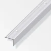 Clearance Profili per scale 25 x 20 alluminio argento forato 1 metro. Ferramenta Per Mobili E Infissi