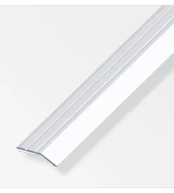 Alfer aluminium Ferramenta Per Mobili E Infissi|Profilo di compensazione 34x8 alluminio argentato - 2 metri.