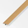 Alfer aluminium Ferramenta Per Mobili E Infissi|Profilo di copertura giunti 25 alluminio faggio