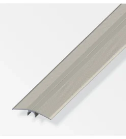 Ferramenta Per Mobili E Infissi-Alfer aluminium Profilo di raccordo 46 alluminio - 2 metri.