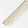 Ferramenta Per Mobili E Infissi-Alfer aluminium Profilo di supporto 8,5-11 pvc avorio - 2 metri.