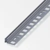 Alfer aluminium Ferramenta Per Mobili E Infissi|Profilo di supporto pvc grigio - 1 metro.