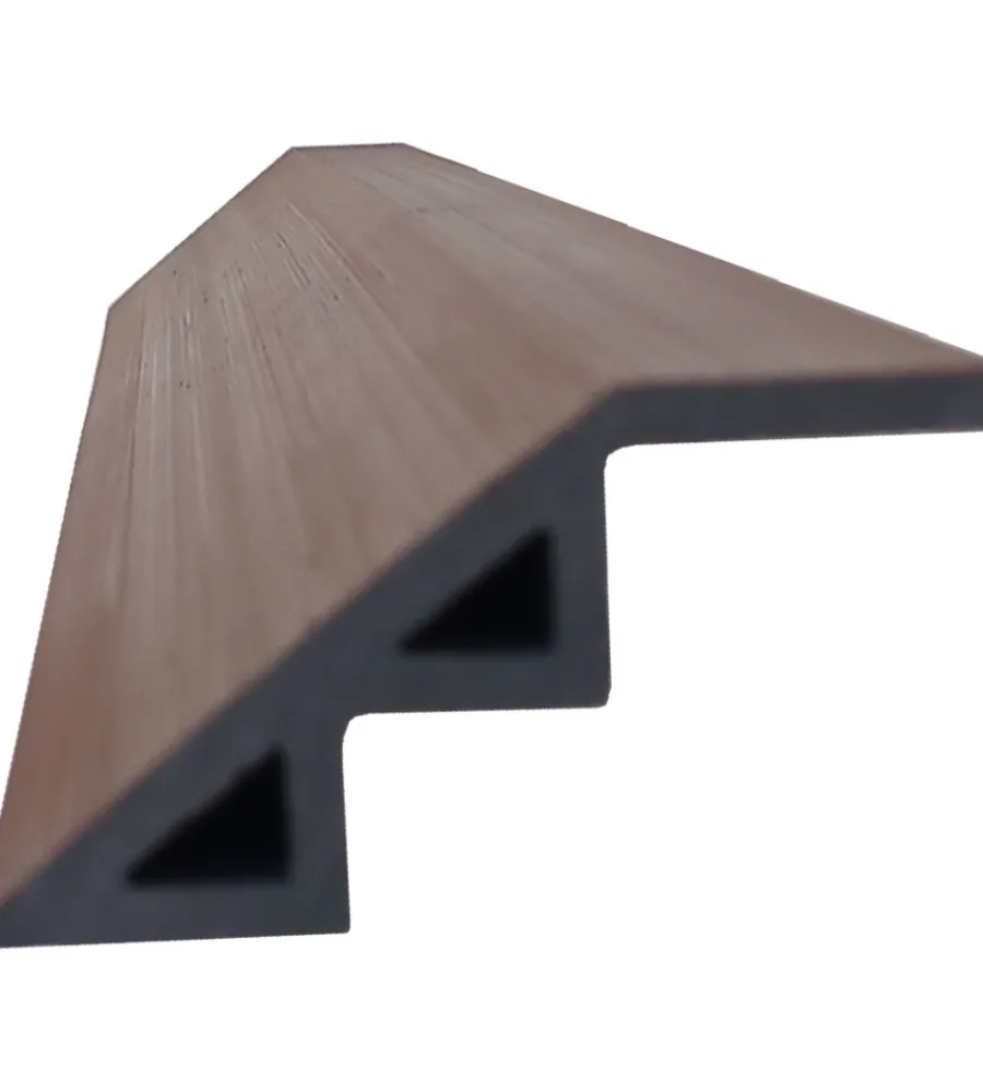 Fontane, Decorazioni E Pavimentazioni|Profilo in wpc antimacchia finitura teak per pavimentazione da esterno 60 cm