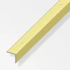 Discount Profilo per scala  19 x 20  alluminio ottonato  forato Ferramenta Per Mobili E Infissi