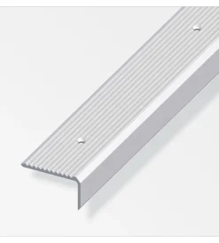 Ferramenta Per Mobili E Infissi-Alfer aluminium Profilo per scala  41 x 23  alluminio argneto   forato