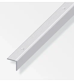 Ferramenta Per Mobili E Infissi-Alfer aluminium Profilo per scala 19x20  alluminio forato