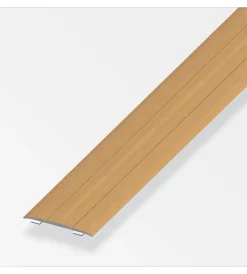 Alfer aluminium Ferramenta Per Mobili E Infissi|Profilo raccordo 37x2,5 faggio - 1 metro.