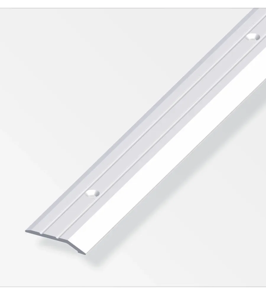 Ferramenta Per Mobili E Infissi-Alfer aluminium Profilo terminale 30x5 alluminio argento for. - 1 metro.