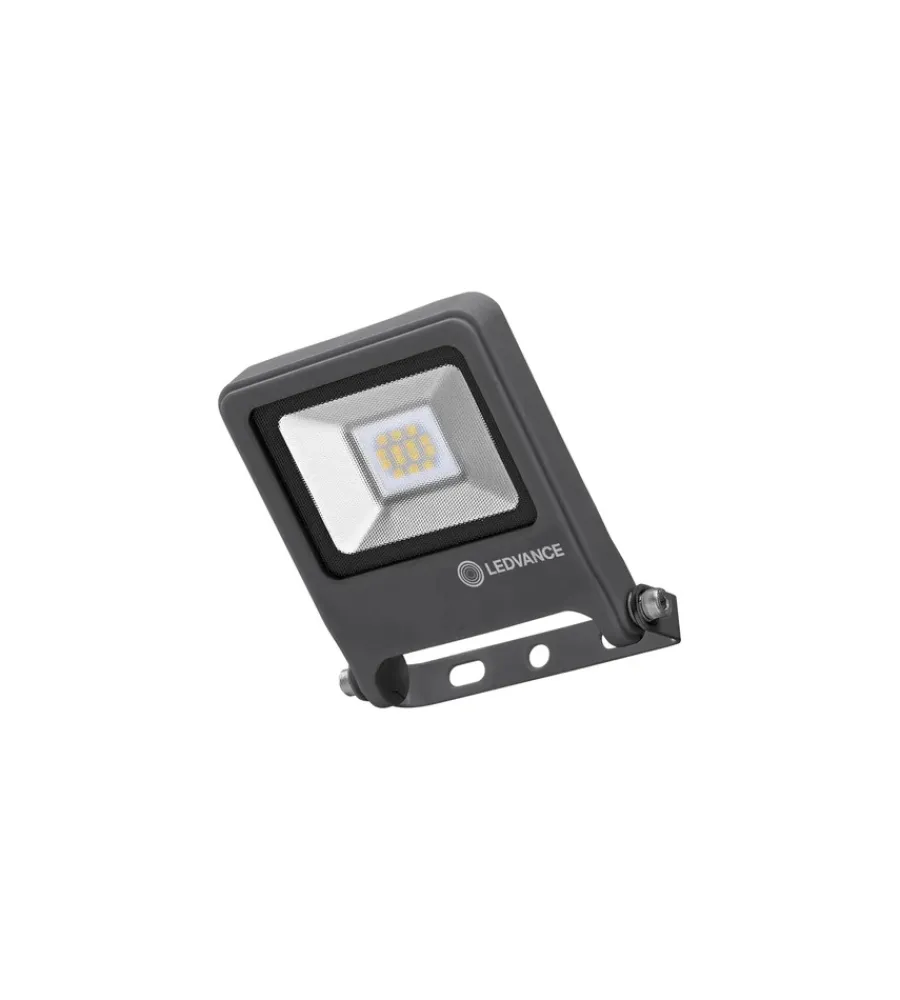 Illuminazione Per Esterno- Proiettore led da esterno osram essential - 10w 4000k grigio