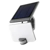 Illuminazione Per Esterno- Proiettore led "ulysse" antracite con pannello solare, 10 w