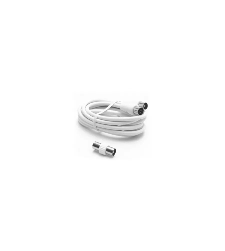 Hot Prolunga tv 1.5 mt m/f 9.52 mm. bianca Antenne E Impianti Tv Sat