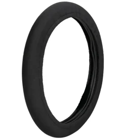 Auto Interno- Protector 2 in 1, coprivolante elasticizzato in poliestere - nero  33146