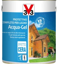 Online Protettivo completo per legno acqua-gel, colore mogano - litri 2,5 Impregnanti Legno