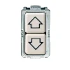 Serie Civili- Pulsante doppio magic 10a con frecce - bticino.