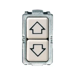 Serie Civili- Pulsante doppio magic 10a con frecce - bticino.
