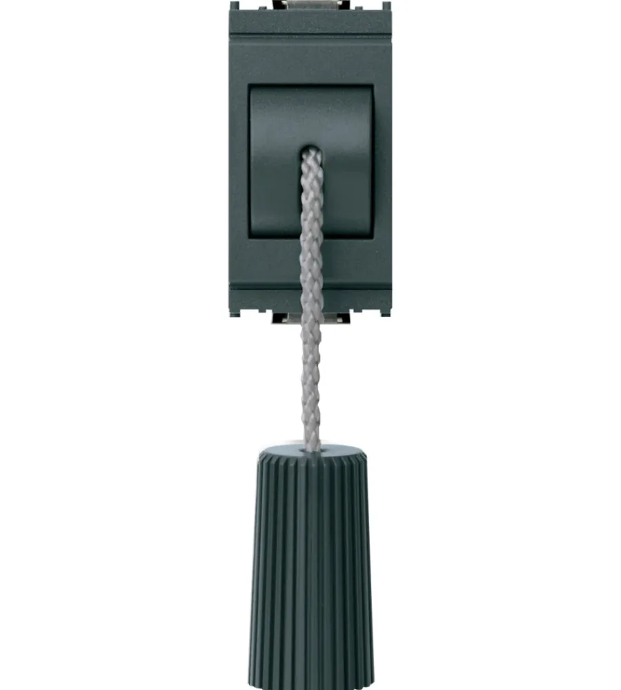 Serie Civili- Pulsante 1p nc 10a tirante grigio - vimar