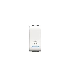 Serie Civili|Pulsante unipolare illuminabile serie mylife 16a.