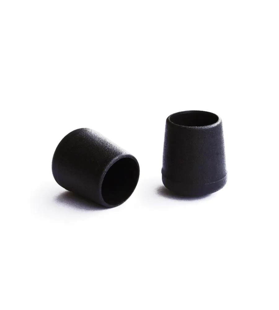 Accessori- Puntali esterni tondi neri ø 10 mm. 8 pz.