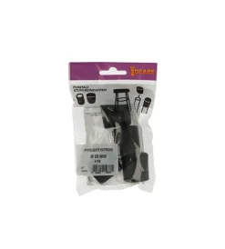 Accessori|Puntali esterni tondi neri ø 25 mm. 4 pz.
