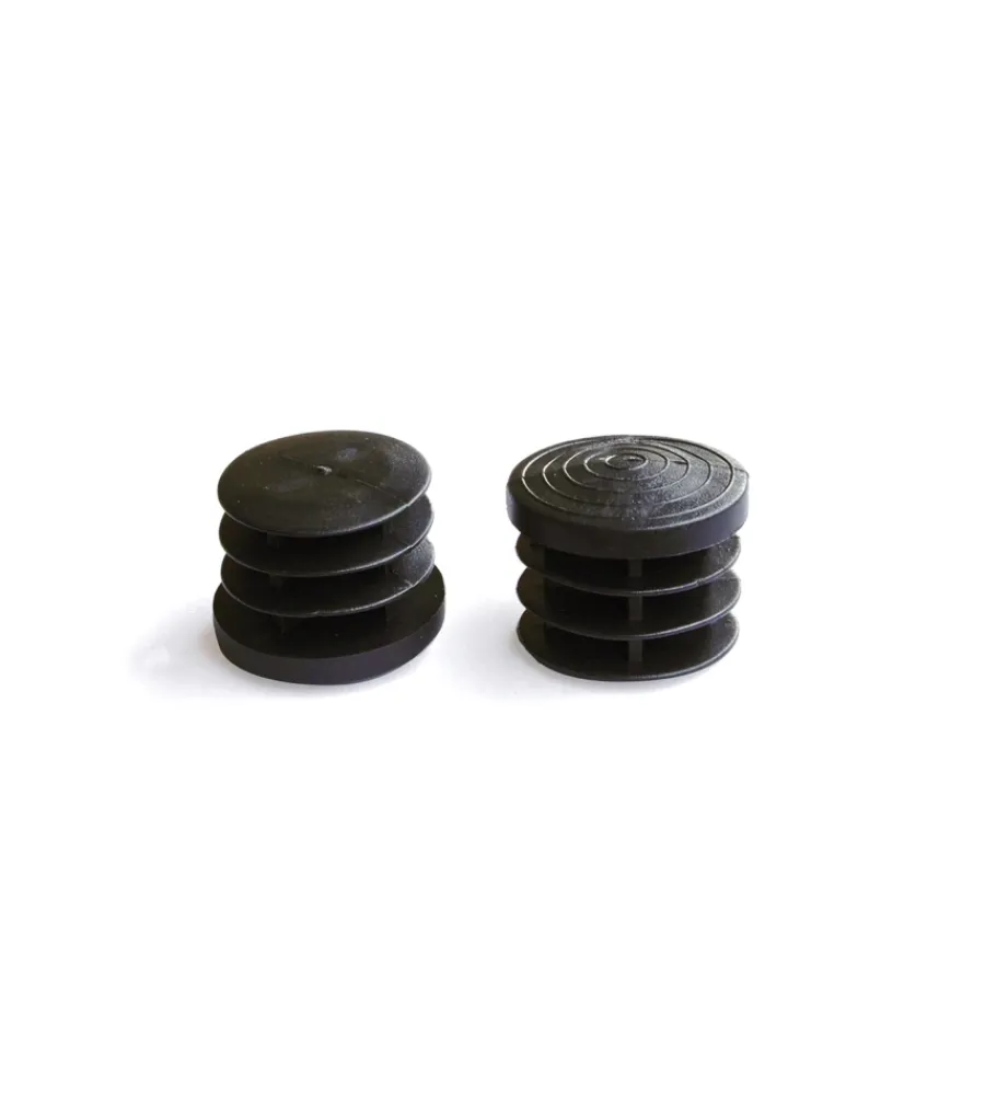Accessori- Puntali interni alettati tondi neri ø 40 mm. 4 pz.