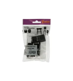 Accessori|Puntali interni alettati quadri neri 25 x 25 mm. 6 pz.