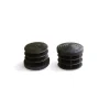 Clearance Puntali interni alettati tondi neri ø 18 mm. 8 pz. Accessori