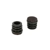 Accessori|Puntali interni alettati tondi neri con feltro ø 20 mm. 8 pz.