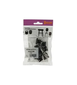Accessori- Puntali interni alettati quadri neri 20 x 20 mm. 8 pz.