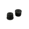 Accessori|Puntali interni alettati tondi neri ø 30 mm. con foro filettato 4 pz.