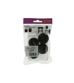 Outlet Puntali interni alettati tondi neri ø 35 mm. 4 pz. Accessori