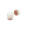 Accessori|Puntali tondi pvc trasparente con feltro ø 22 mm. - 4 pz.