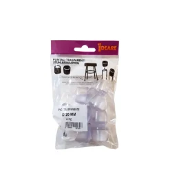 Accessori- Puntali tondi pvc trasparente ø 20 mm. - 8 pz.