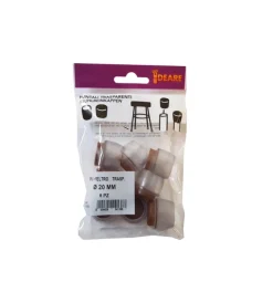 Clearance Puntali tondi pvc trasparente con feltro ø 20 mm. - 8 pz. Accessori