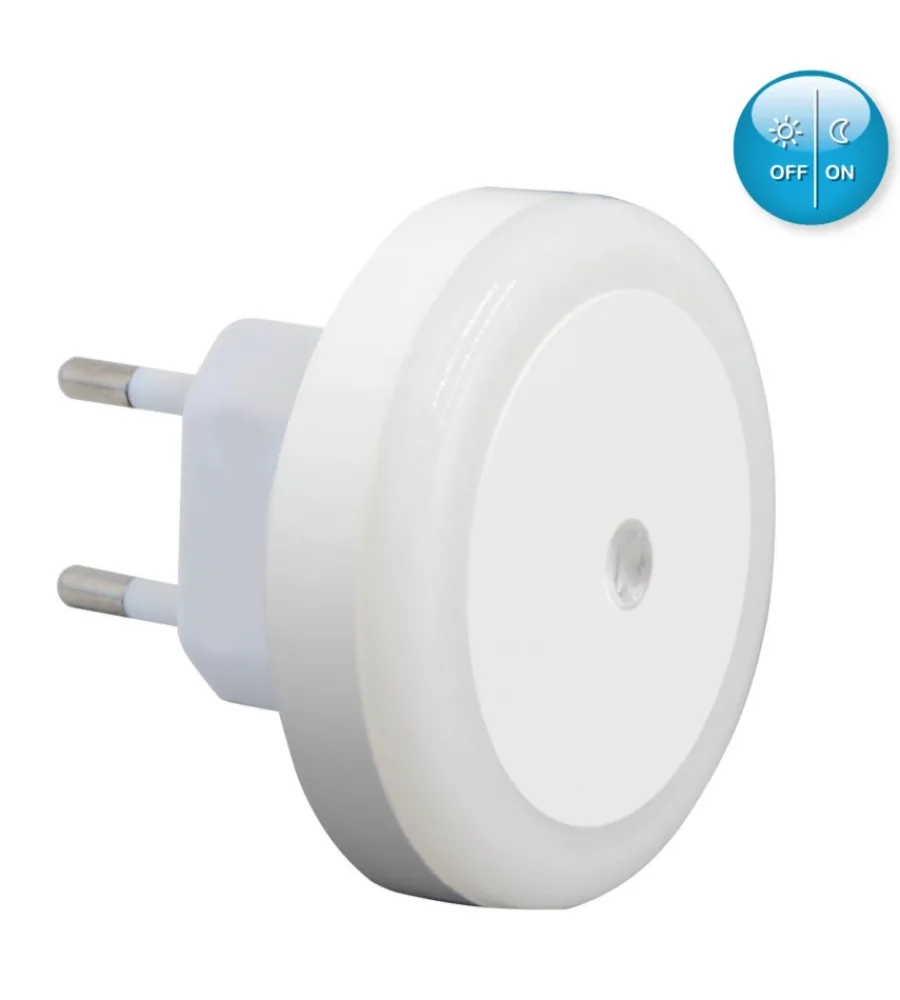 Illuminazione Per Interno-Velamp Punto luce led con interrutore crepuscolare