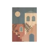Decorazione Pareti- Quadro in legno "architetctures stairs", 47x67 cm