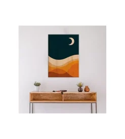 Decorazione Pareti|Quadro in legno "desert night", 47x67 cm