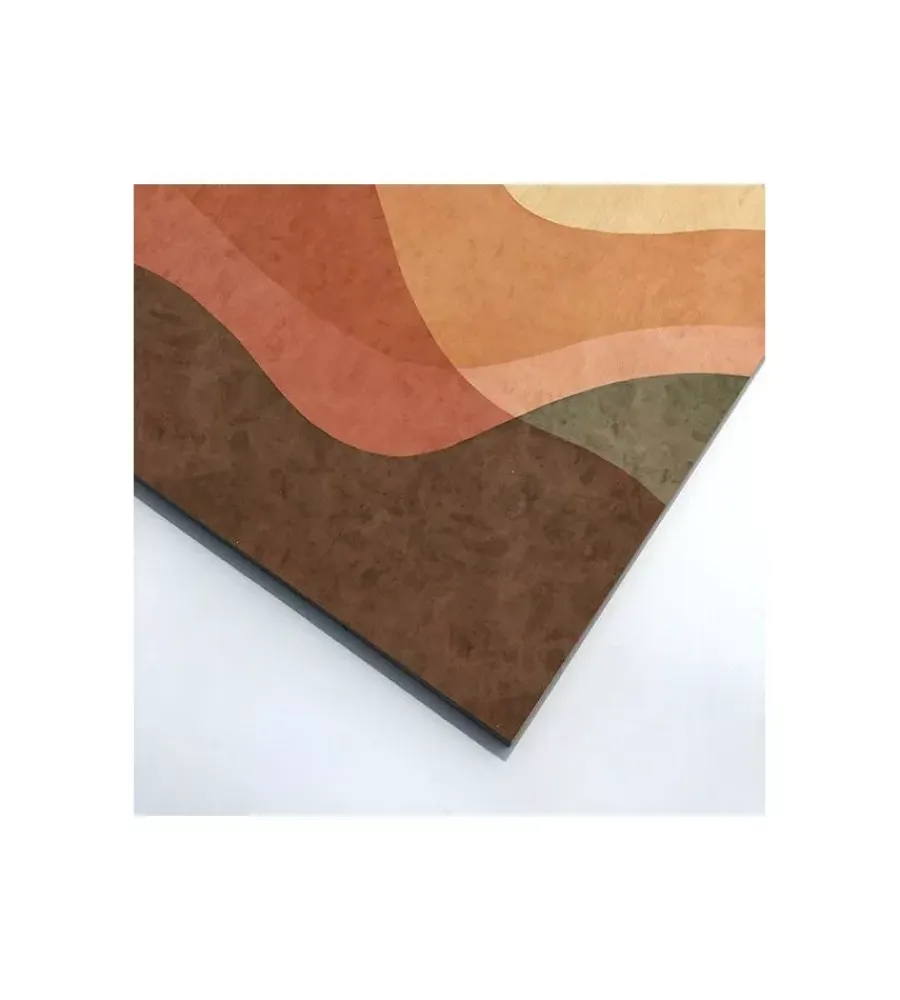 Decorazione Pareti- Quadro in legno "desert sun", 47x67 cm