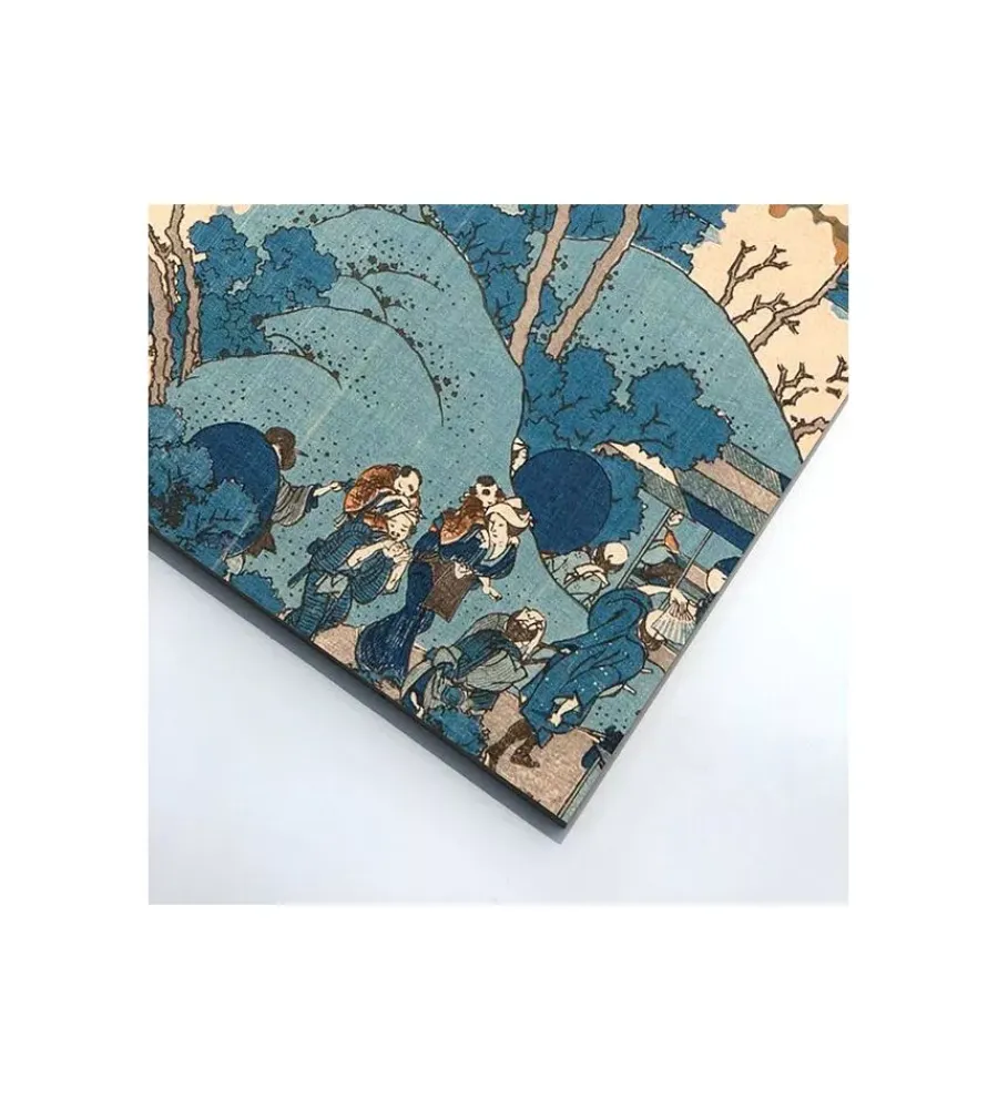 Decorazione Pareti- Quadro in legno "japanese flower", 47x67 cm