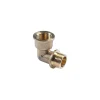 Ferramenta Per Esterno|Raccordo a gomito in ottone 1/4", maschio femmina